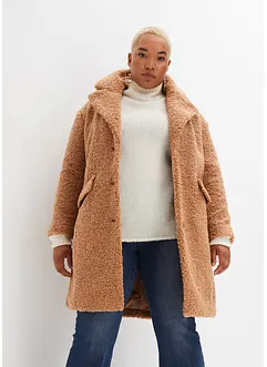 Manteau en maille bouclée, bonprix