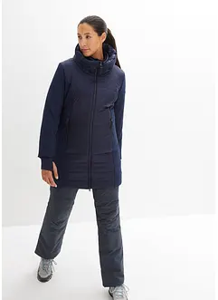 Gesteppte Longjacke mit Softshell, bonprix