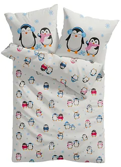 Parure de lit avec pingouins, bonprix