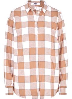 Flanell-Bluse, langarm, bpc bonprix collection