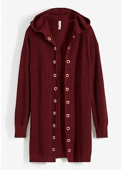 Longstrickjacke mit Kapuze, BODYFLIRT boutique