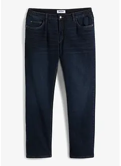 Thermo Relaxed Fit Stretch-Jeans mit Fleecefutter, Straight, bonprix