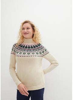 Pull col roulé norvégien, bpc bonprix collection
