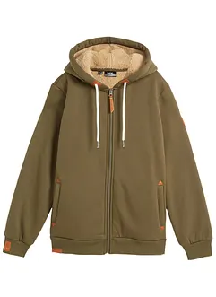 Sweatjacke mit Teddyfutter, bonprix