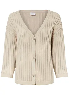 Gilet en maille coupe boxy, bonprix