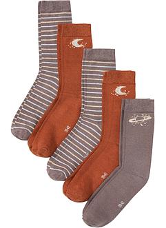 Lot de 5 paires de chaussettes avec fil brillant, bpc bonprix collection
