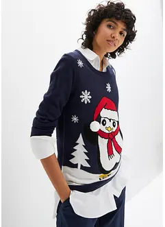 Pull de Noël, bonprix