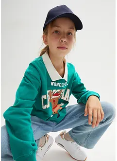 Mädchen Sweatshirt mit Weihnachtsmotiv, bpc bonprix collection