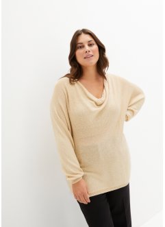 Pullover mit Wasserfallausschnitt, bpc selection