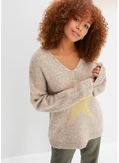 Pullover mit Stern, bonprix