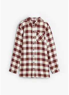 Flanell-Longbluse, bonprix