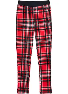 Legging thermo fille à carreaux, bonprix