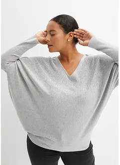 Feinstrickpullover mit Strass-Applikation, bonprix