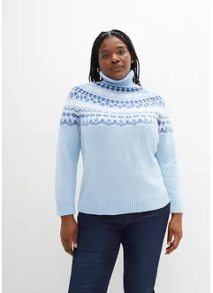 Norweger-Rollkragenpullover, bonprix