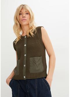 Gilet sans manches en maille, RAINBOW