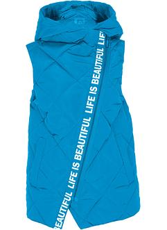 Veste matelassée sans manches asymétrique, bpc selection
