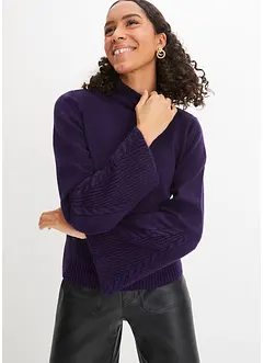 Pullover mit weitem Ärmel, bonprix