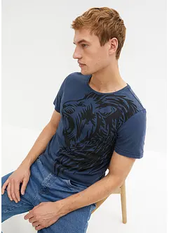 Pflegeleichtes T-Shirt aus Baumwolle, Slim Fit, bonprix