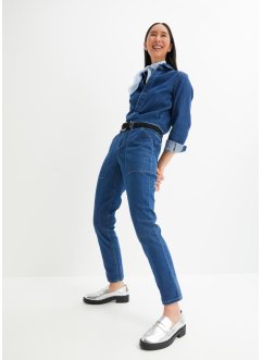Straight Jeans-Overall, cropped, John Baner JEANSWEAR