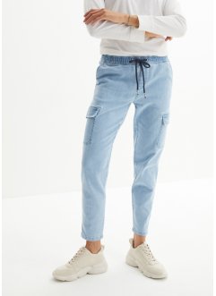 Cargo Jeans Mid Waist, croppped, John Baner JEANSWEAR