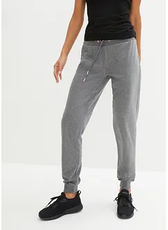 Pantalon de jogging à finitions élastiquées, bonprix