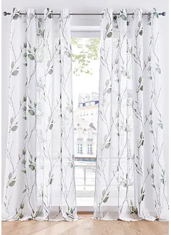 Gardine aus leichtem Voile (1er Pack), bonprix