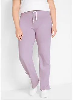 Lot de 2 pantalons en jersey coton extensible, bonprix