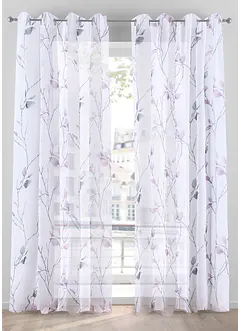 Gardine aus leichtem Voile (1er Pack), bonprix