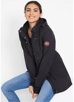 wasserabweisende Duffle-Jacke aus Softshell, bonprix