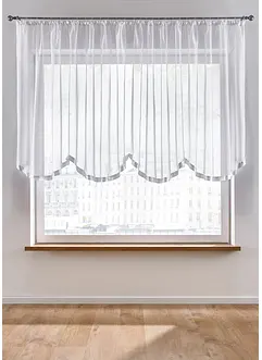 Bogenstore mit Satinband und recyceltem Polyester, bonprix