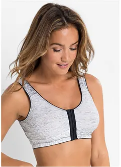 Vorderverschluss-BH ohne Bügel mit Bio-Baumwolle (2er-Pack), bonprix