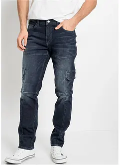 Jean stretch cargo Slim Fit, coupe droite, bonprix