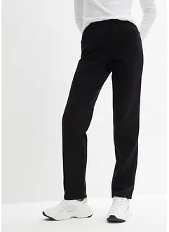 Lot de 2 jeans droits, taille mi-haute, bonprix