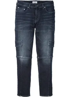 Slim Fit Cargo-Stretch-Jeans, Straight, bonprix