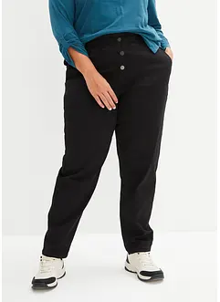 Twillhose mit Bequembund, High Waist, bonprix