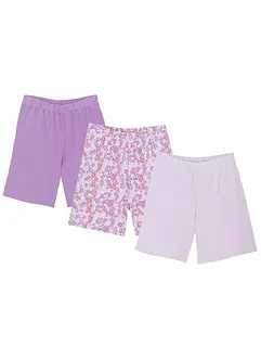 Lot de 3 shorts en jersey 100% coton, bonprix