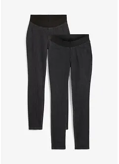 Jeansleggings mit Gummizug (2er-Pack), bonprix