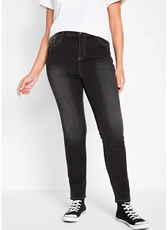 Jean slim taille haute, super stretch, bonprix