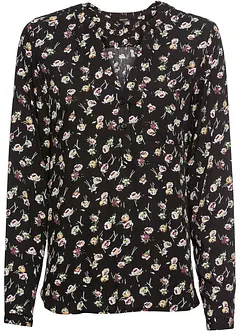 Bluse mit V-Ausschnitt, bonprix