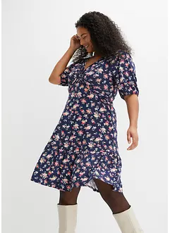 Jerseykleid mit Puffärmeln, bonprix