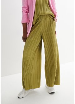 Pantalon taille haute en jersey texturé, bpc bonprix collection
