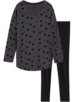 Oversized Pyjama mit Leggings, bonprix