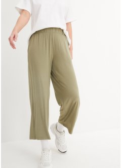 Lot de 2 pantalons 7/8 ample à taille haute et confortable, bpc bonprix collection