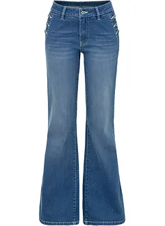 Jean bootcut, taille mi-haute, bonprix