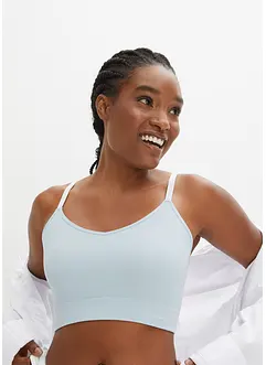 Brassière côtelée sans coutures Feel Comfort, bonprix