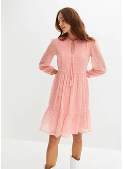 Robe en crêpe texturé, bonprix