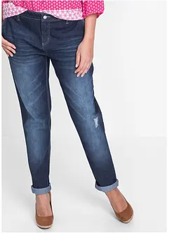 Jean boyfriend taille mi-haute, extensible et confortable, bonprix
