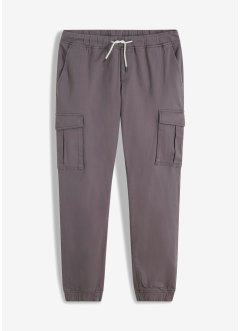 Pantalon droit stretch taille élastiquée avec poches cargo, Slim Fit, RAINBOW