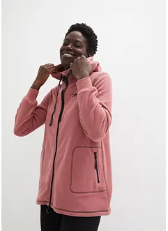 Long-Fleecejacke mit Reißverschluss-Taschen, bonprix
