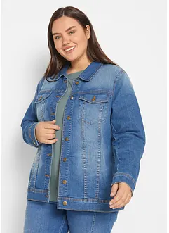 Veste en jean extensible, basique, bonprix